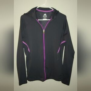 Adidas running jacket‎ zip up 🖤 M